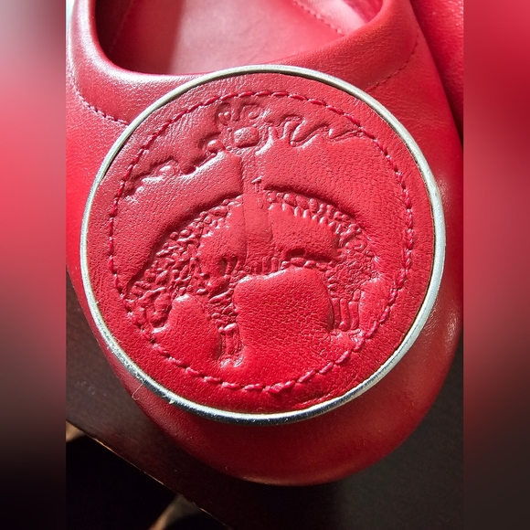 Brooks Brothers Red Ballet Leather Flats size 8 EUC - Picture 3 of 12